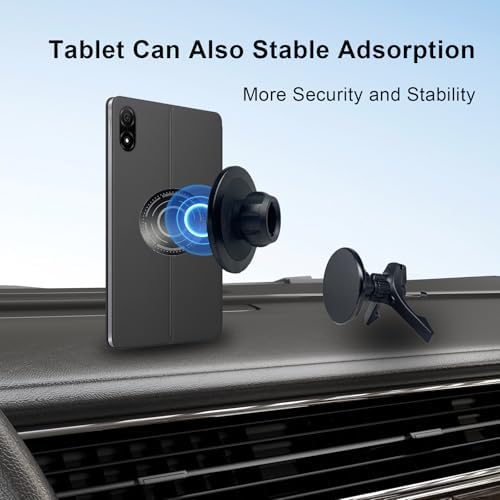 Magnetic Car Phone Holder for Magsafe: Luxury Vent Mount for i Phone 16/15/14/13 in Mercedes & BMW Mini Cooper – 360° Adjustable Design for Safe Hands-Free Navigation, Effortless Installation, and Elegance in Driving Experience