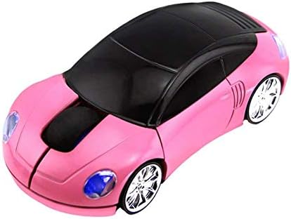 Stylish 2.4 GHz Wireless Car-Shaped Mouse – Fun Red Optical Mouse for Kids & Adults, Compact & Portable with 1600 DPI Precision for Effortless Navigation – Ideal Gift for Gaming & Everyday Use – Seamless USB Connectivity for Laptops & Desktops