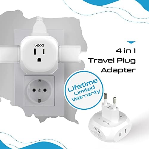 Ultimate Compact Travel Power Adapter for UK & Ireland – Dual USB & USB-C Fast Charger with 3.1 A Output – Type G Plug Converter for Seamless Global Connectivity in Hong Kong, England, Dubai, and Saudi Arabia – Safe, Efficient Design for Smart Travelers
