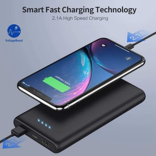 Maximize Your Power On-the-Go: 26800 m Ah Ultra-High Capacity Portable Charger with Dual USB Outputs for High-Speed Charging – Universal Compatibility with i Phone 16/15/14/13/12, Galaxy, Android & More – Lightweight & Safe External Battery Pack for Travel & Daily Use