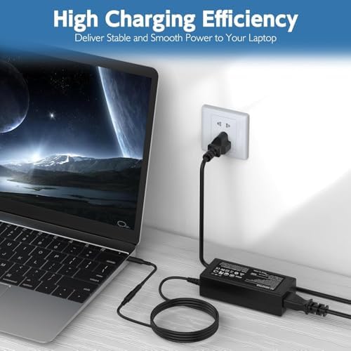 High-Performance 45 W Lenovo Laptop Charger – Fast 20 V 2.25 A Power Adapter for Ideapad, Yoga, and Flex Series – Lightweight, Portable Design with Smart Safety Features – Ideal for Students and Professionals – Universal Compatibility Across Multiple Models – 12-Month Warranty Included