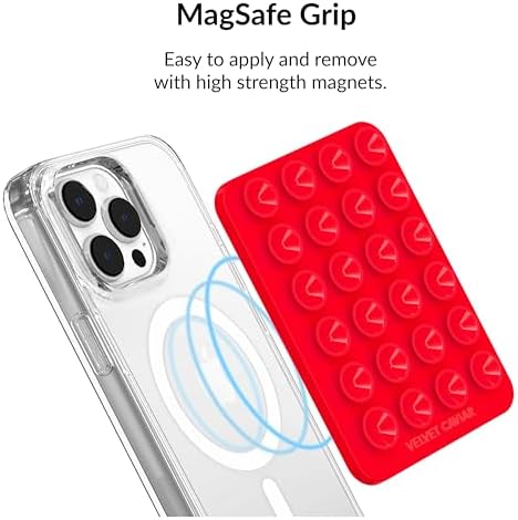 Transform Your Mobile Interaction with the VELVET CAVIAR Mag Safe Suction Cup Phone Case Mount – Superior Silicone Grip for Effortless Selfies and Secure Navigation. Featuring an Elegant Nude Beige Finish, This Premium Phone Accessory Ensures Stability for Streaming and Video Calls. Experience Unmatched Convenience with a Durable, Easy-to-Clean Design Perfect for On-the-Go Lifestyles. Ideal for Enhanced Usability, This Innovative Mount Keeps Your Device Within Arm’s Reach While Elevating Your Everyday Tasks with Style.