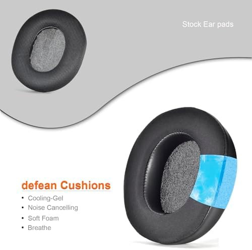 Upgrade Your Gaming Experience with Premium Arctis Nova Pro Wired Earpads – Extra Bass Noise-Cancelling Cushions for Steel Series Models 1, 3, 7 & Nova Pro Wired – Breathable Fabric for Ultimate Comfort and Sound Isolation – Easy Install Replacement Earpads – Not for Wireless Models