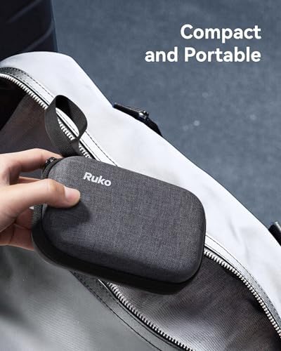 Ruko PD65 W Ga N Fast Charger – Ultra-Compact 3-Port USB-C Wall Adapter for Rapid Charging of i Phone 16/15, Mac Book Pro/Air, Galaxy S24, Pixel & More – Travel-Ready Foldable Design with Universal Compatibility for All Devices, Enhanced Efficiency for On-the-Go Power Needs