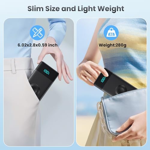 High-Capacity 10800 m Ah Portable Power Bank with Integrated Charging Cables & Wireless Apple Watch Dock – 25 W Quick Charge Solution for i Phone 16/15/14/13/12 & Android Devices – Sleek Pink Design for Effortless Travel – Enhanced Safety Features for Optimal Device Protection