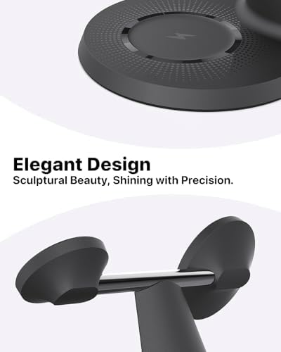 Revolutionize Your Charging Routine with Our 3-in-1 Wireless Charging Station for Apple Devices – Fast Mag Safe Charger for i Phone Models 12-16, Apple Watch, and Air Pods – Compact Design with Enhanced Stability, Overcharge Protection, and Effortless Organization