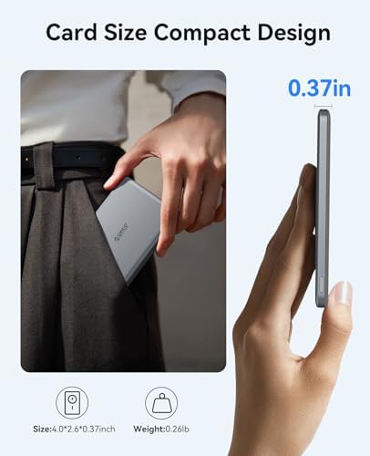 Ultra-Slim ORICO Kada Mag Safe 5000 m Ah Wireless Power Bank – Fast 20 W PD Charging with Type-C Cable – Essential Portable Charger for i Phone 12/13/14/15/16 Pro/Pro Max/Plus/Mini – Lightweight, Durable, and Magnetic Design for Effortless On-the-Go Power Solutions