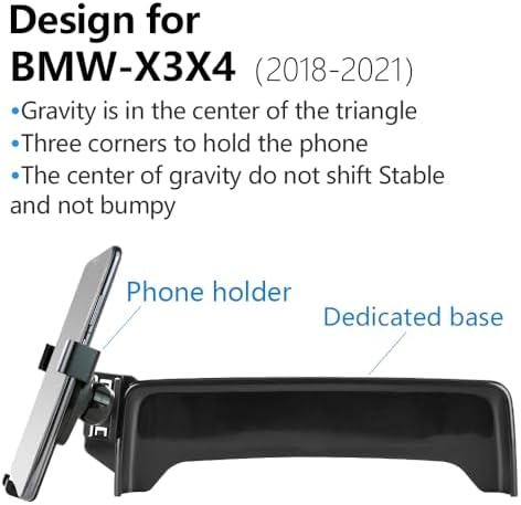 BMW X3 2025 Premium Car Phone Holder – Ultimate Navigation Bracket for Safe and Stylish Driving | Tool-Free Installation, Customizable Viewing Angles & Secure Mobile Device Grip | Must-Have Automotive Accessory for Modern Drivers