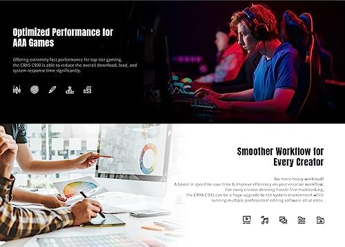 Unleash Lightning-Fast Performance with KLEVV CRAS C910 1 TB NVMe SSD – M.2 2280 Internal Drive with Heatsink for Laptops & Desktops – Experience Up to 5000 MB/s Speeds, Ideal for Gamers and Creators – PCIe Gen4 x4 Enhanced Compatibility & Reliability
