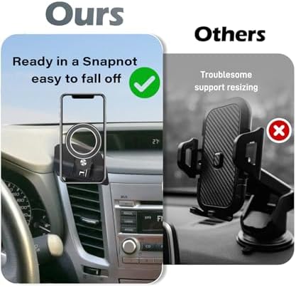 Magnetism Car Phone Holder for Subaru Outback 2010-2014 – Mag Safe-Compatible Adjustable Mount with 360-Degree Rotation for Hands-Free Convenience and Enhanced Driving Safety – Innovative Design to Prevent Air Vent Obstruction and Ensure Effortless Accessibility