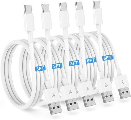 Essri 3-Pack Carplay USB A to C Cable for iPhone 16/15 Pro Max,USB C Car Charger Cable 3FT,Fast Charging Cord Compatible with iPad Pro/Air/Mini, for Apple 16/15 Series,for Samsung,Blue – Enhanced Compatibility and Speed