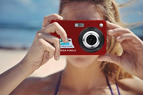 Acuvar 18 MP Digital Camera for Adults & Kids – Compact HD Photography with 2.7″ LCD, Rechargeable Battery, Ideal for Indoor/Outdoor Use & Seamless Sharing – Perfect First Camera for Budding Photographers