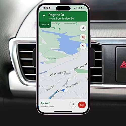 Kenu Airframe+ Premium Car Phone Holder Mount – Versatile 360-Degree Pivot Stand for i Phone, Samsung, and Android – Secure Air Vent Attachment, Expandable Grip for All Smartphone Sizes – Enhance Safety and Connectivity While Driving