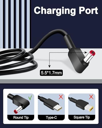 Ultimate 180 W AC Charger for Acer Nitro 5 & Predator Helios 300 – Superior Charging Efficiency, Exceptional Compatibility & Advanced Safety Features for Uninterrupted Gaming Performance