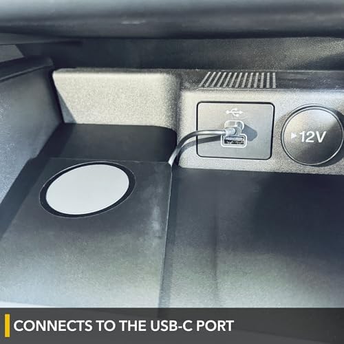 Magnetic Fast Wireless Charging Pad for Ford Bronco Sport (2021-2024) & Ford Escape (2023-2025) – Ultimate Mag Safe-Compatible Charger for i Phone 16, 15, 14, 13 – Stylish, Efficient Power Solution for On-the-Go Charging