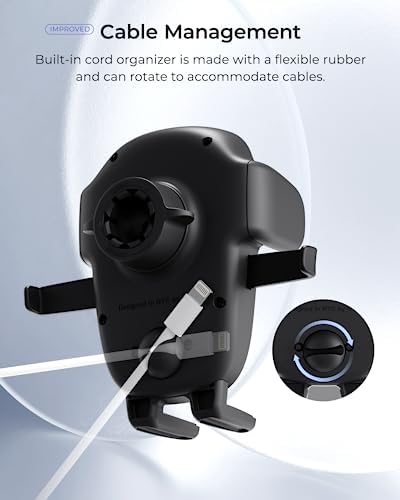 i Ottie Easy One Touch Signature CD Slot Car Phone Holder – Universal Smartphone Mount for i Phone, Google, Samsung, and More – Enhanced Stability, 360-Degree Viewing Angles, Quick One-Touch Access for Safe Driving