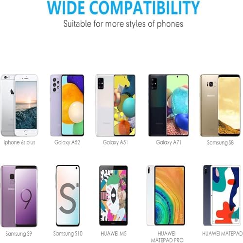 GAXIWILO MFi Certified Wired Earbuds – Dual Pack for i Phone, i Pad & Android Devices | Noise-Canceling Earphones with Built-In Mic & Inline Volume Control | Unmatched Comfort for Music Lovers & Active Users | Broad Compatibility with 3.5 mm Audio Devices | Perfect for Calls, Fitness, and Everyday Use