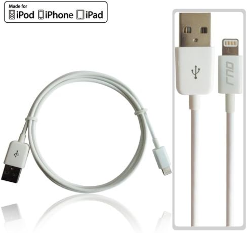RND MFi Certified 1.5 FT Lightning to USB Cable for i Phone, i Pad & i Pod – Optimal Fast Charging & Data Sync Accessory for i Phone X Series, 8, 7, 6 Models – Durable & Portable Black Design for Everyday Use
