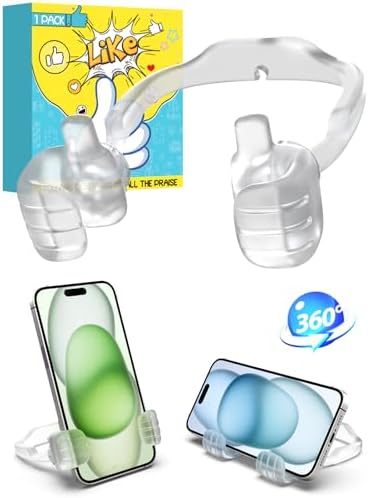 Cell Phone Stand Thumbs Up Lazy Phone Stand – Phone Holder 2025 College Graduation Gifts for Her Him Cellphone iPhone Stand for Desk Birthday Gifts for Teens Girls Boys Adults Women Men Wife – Enhanced Compatibility and Speed