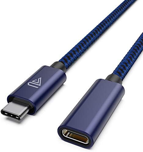 High-Speed USB C Extension Cable (20 Gbps Data Transfer, 240 W Fast Charging, 3.3 Ft) – USB 3.2 Type C Male to Female Adapter for i Phone 16, Pixel, PSVR2, Mac Book Air/Pro, and Dell XPS – Optimal Versatility & Enhanced Performance in a Sleek Red Design