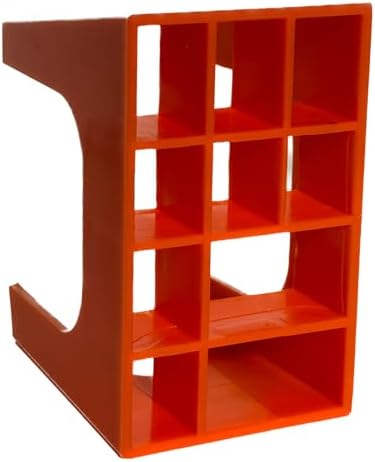 Ford Maverick Cubby Grid Phone Mount – 2021-2023 Air Conditioner Outlet Holder in Vibrant Orange – Tool-Free Installation for Hands-Free Device Access – Durable, Multi-Angle Cradle for Enhanced Driving Safety and Convenience