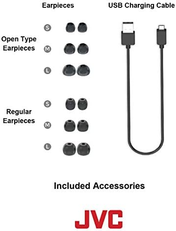 JVC Black and Yellow Wireless Sport Headphones – Water-Resistant Bluetooth Earbuds with Locking Ear Fit for Active Lifestyles – Sweatproof and Secure for Athletes – Ultimate Audio Experience for Workouts and Outdoor Activities