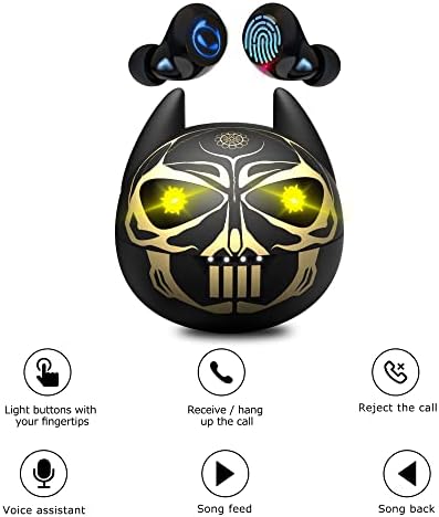 Kids’ Bluetooth 5.1 Wireless Earbuds – Adorable Waterproof Earphones with Dual Mics, 36-Hour Playtime, Hi-Fi Stereo Sound, and Gaming Mode – Perfect for Active Young Listeners and Learning on the Go