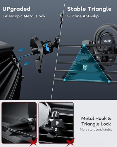 Elevate Your Drive with the NTMY CD Slot Phone Mount – One-Hand Operation, Universal Compatibility for i Phone & Android, Hands-Free Access for Navigation & Calls, Durable Design with 360-Degree Rotation, Perfect Car Accessory for Safer Driving Experience