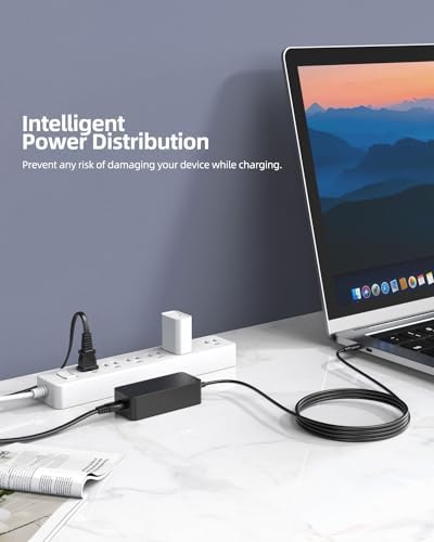 High-Performance 65 W USB-C AC Charger for Lenovo Yoga 7/9 2-in-1 Laptops – Fast Charging, UL Certified Safety, and 24/7 Support – Ideal Power Supply for 14″ and 16″ Models