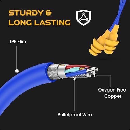 MIPEACE Professional Noise-Canceling Earbuds – Engineered for Comfort and Longevity in Industrial Settings – Sweatproof Design with Effortless Device Pairing and Immersive Acoustic Experience for Construction Workers