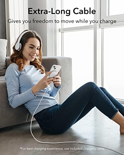 ESR Mag Safe 15 W Wireless Charger – Dual USB-C Charging Pad for i Phone 16 Pro Max, 16 Pro, 16, 16 Plus, 15, 14, 13, 12, and Galaxy S25 – Sleek Desert Titanium Finish – Effortless Magnetic Alignment for Air Pods Pro/3/4 – High-Speed Charging & Enhanced Device Compatibility
