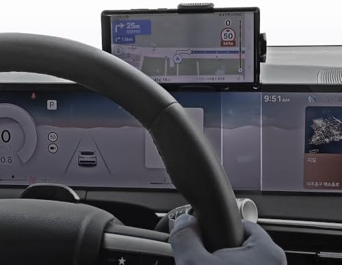 FICS Car Phone Holder for Genesis GV70 2026 Moder-Year – Custom-Fit Mount for Seamless Integration, Interior Accessories for Navigation, No Adhesive or Tools Required – Enhanced Compatibility and Speed