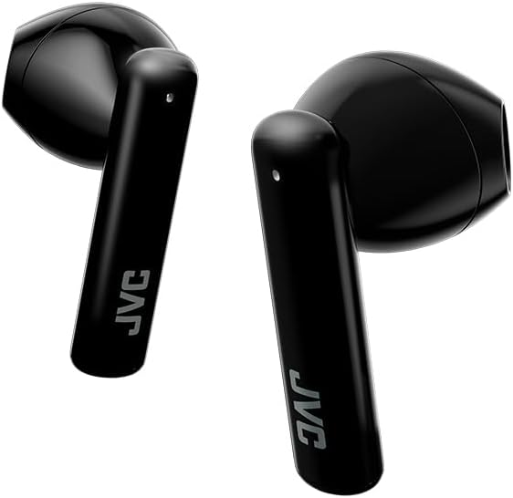JVC HAA4 TB True Wireless Bluetooth 5.1 Earbuds – Lightweight Design with Enhanced 12 mm Audio Drivers for Superior Sound Quality, IPX4 Waterproof for Active Use, and Up to 30 Hours Playtime – Ideal for Music and Calls on the Go