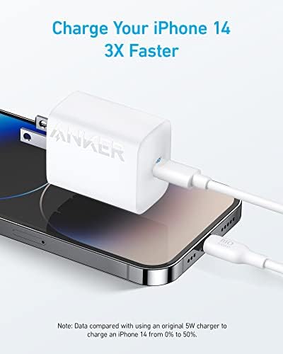 Anker 30 W Compact USB-C Charger Duo – Foldable Fast Charging Solution for i Phone 16/15, Samsung S23, Mac Book Air, Pixelbook & i Pad Pro – Ideal for Travel and Home Use with Advanced Safety Features (2 Pack, Cables Not Included)