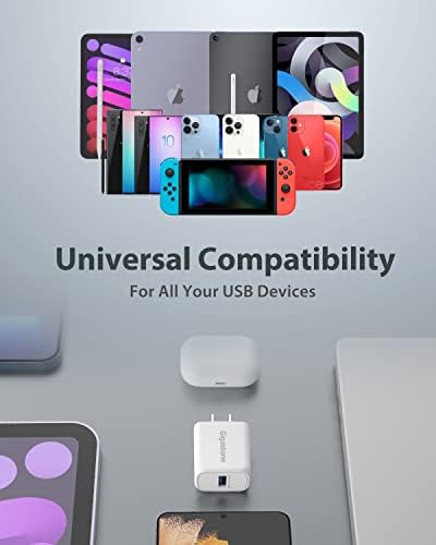 Efficient Dual 18 W USB Charger 2-Pack with Qualcomm QC 3.0 Technology – Fast Charging Block for i Phone, i Pad, LG, HTC, Nexus & Qi Devices – Compact, Reliable & Safe Power Solution for Home or Travel