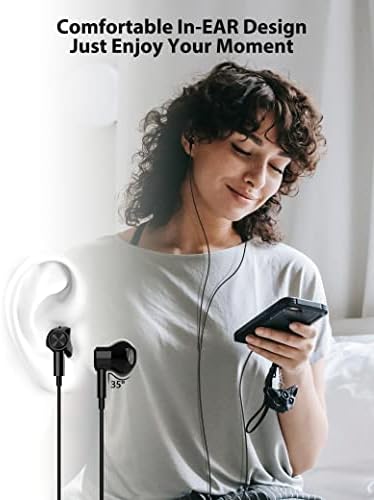 APETOO Magnetic USB C Headphones for Samsung Galaxy S25 S24 S23 S22 Ultra S21 FE A53 and i Phone 16 15 Pro Max – Premium Wired Earbuds with Built-in Mic, Volume Control, and Enhanced Stereo Sound for Seamless Connectivity and Comfort