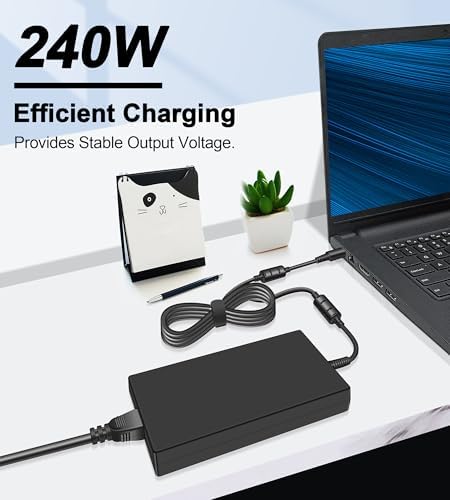 Ultra-Fast 180 W MSI Laptop Charger – Essential Power Adapter for GF, GS, GE & GL Series – Compact Design for On-the-Go Gaming – Enhanced Compatibility & Safety Features for Uninterrupted Performance
