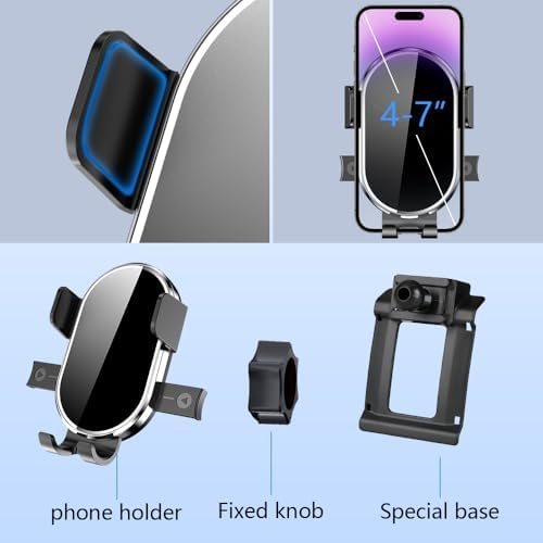 Toyota 4 Runner 2010-2024 Custom Phone Holder – 360-Degree Rotating Dashboard Mount for Enhanced Navigation & Hands-Free Use – Durable, Easy-Install Cell Phone Cradle Accessory for Optimal Driving Safety & Convenience
