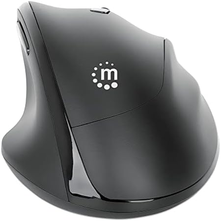 Enhance Your Productivity with the MANHATTAN Wireless Compact Travel Mouse – Versatile 2.4 GHz RF Connection, Adjustable 800/1200/1600 DPI, Six Customizable Buttons, USB-A & USB-C Dual Receiver for Ultimate Compatibility – Perfect for Laptops, PCs & On-the-Go Professionals – Backed by a 3-Year Warranty for Peace of Mind
