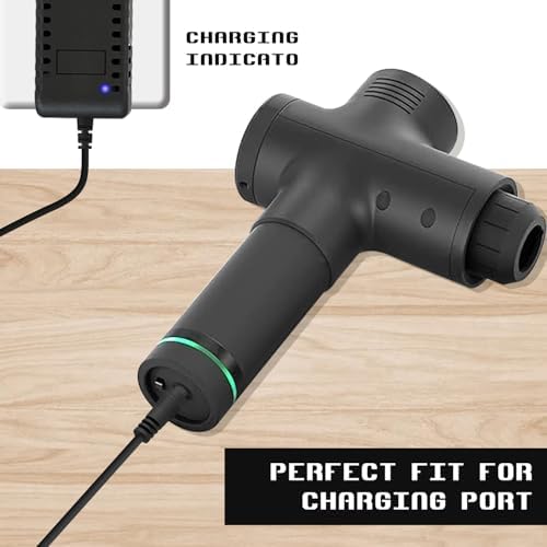 High-Efficiency 18 V Fast Charge Adapter for Hypervolt Massage Devices – Durable Replacement Power Cord for Hyperice Massage Guns & Vyper Massagers – 6 Ft Versatile Cable Ensures Maximum Flexibility and Compatibility for Uninterrupted Recovery