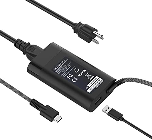 High-Speed 65 W USB-C Power Adapter for Dell, Lenovo, and HP Laptops – Universal Compatibility, Fast Charging, and Safety Certified Design for Enhanced Performance and Device Protection
