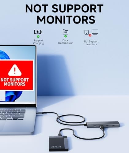 Revolutionize Your Connectivity with the Aceele 10 Gbps USB C Hub Splitter – Ultimate 4-Port Adapter Featuring Dual USB-A 3.2 & USB-C 3.2 for Mac Book Pro, i Mac, i Pad – High-Efficiency 100 W Power Delivery Charging – Seamless Device Integration for Swift File Transfers and Enhanced Productivity