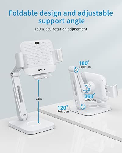 ANPULES 2-in-1 Wireless Charging Stand for Samsung Galaxy Z Fold Series and Buds – Fast Charging Dock with 3 Coils for Enhanced Compatibility and Efficiency, Sleek Design for Tidy Spaces, Non-Slip Surface for Secure Charging