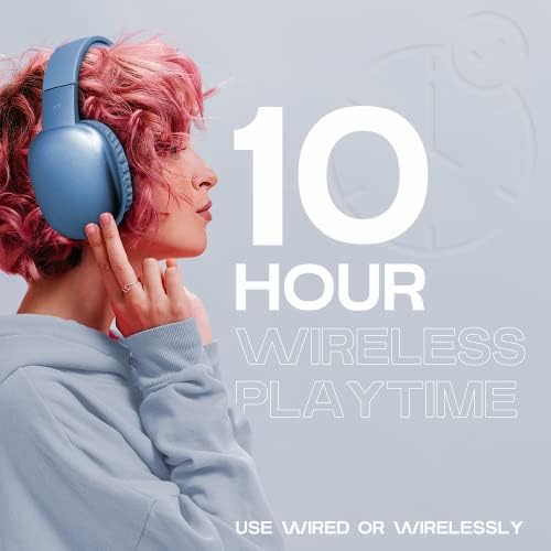 i Joy Ultra Wireless Bluetooth Headphones – Premium Noise-Canceling Over-Ear Comfort with 10-Hour Playtime, Integrated Mic, SD Card Slot, and Wired Backup – Stylish Green Design for Exceptional Audio Clarity and Immersive Listening Experience