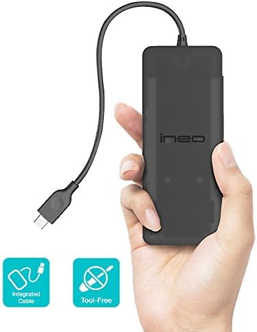 Upgrade Your Data Management with ineo Tool-Free M.2 NVMe SSD Enclosure – USB 3.2 Gen 2 Type C for High-Speed Transfers, Enhanced Compatibility, and Effortless Portability – Ideal for Data Backup & File Transfers