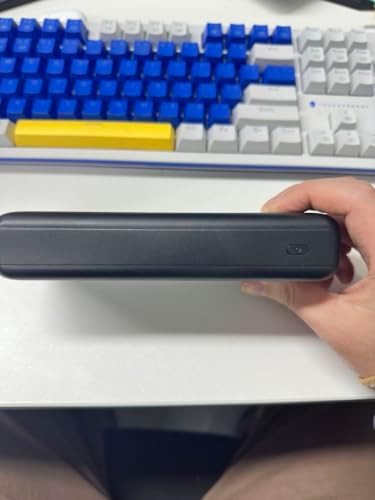 Ultra-High Capacity 50000 m Ah Portable Power Bank with Integrated Charging Cables – PD 20 W Fast Charge for Multiple Devices – 5 Outputs/2 Inputs with Precise LED Power Indicator – Perfect for Outdoor Adventures, Travel, and Versatile Compatibility with Smartphones, Tablets, Smartwatches, and More (Blue)