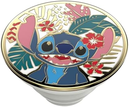 Stylish Lilo & Stitch Pop Socket Grip with Kickstand – Versatile One-Handed Phone Holder for Seamless Use and Enhanced Compatibility across Devices – Effortless Style and Functionality in a Durable Accessory for i Phone, Samsung, and More – Perfect for Wireless Charging and Swappable Designs – Ideal Anti-Drop Solution for Everyday Convenience