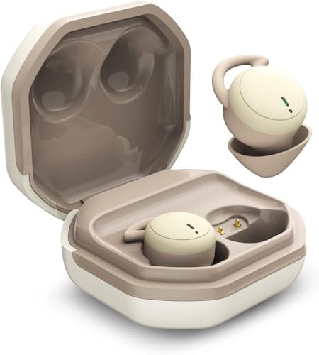 Discreet Mini Bluetooth Sleep Earbuds – Premium Comfort & Superior Sound for Music and Calls, Perfect for Home and Office Use (Nude) – Enjoy Wireless Freedom with Extended Battery Life and Stylish Design for Seamless Listening Experiences