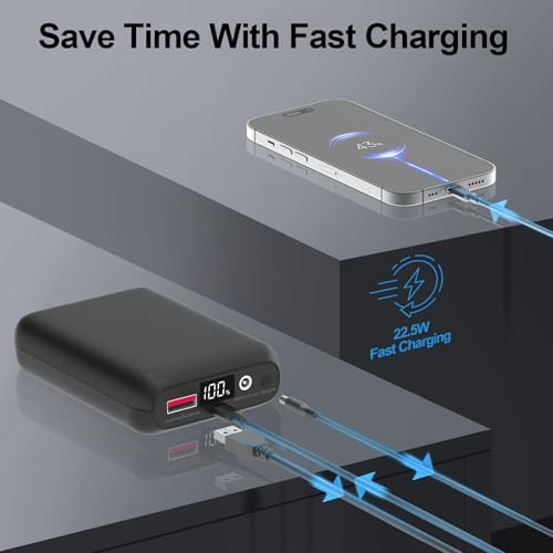 High-Capacity 16000 m Ah Heated Vest Power Bank – Versatile 5 V/7.4 V Fast Charging Portable Battery Pack with LED Indicator, Dual DC/USB Output for i Phone, i Pad, Samsung, and More – Essential Outdoor Accessory for Ultimate Warmth and Comfort