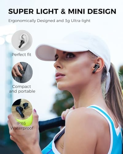 W28 Advanced Bluetooth 5.3 True Wireless Earbuds – 48-Hour Battery Life, Superior Hi-Fi Sound, IPX6 Sweatproof Design, LED Display & Qi-Compatible Charging Case for Ultimate Sports Performance and Everyday Use